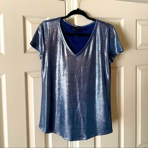 White House Black Market Shimmer Tee